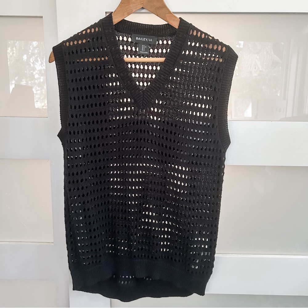 Bailey/44 Crotchet Vest Size L